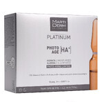 MartiDerm Platinum Photo Age [HA+], sérum hidratante e iluminador, 2 ml x 10 ampollas EMBALAJE DAÑADO