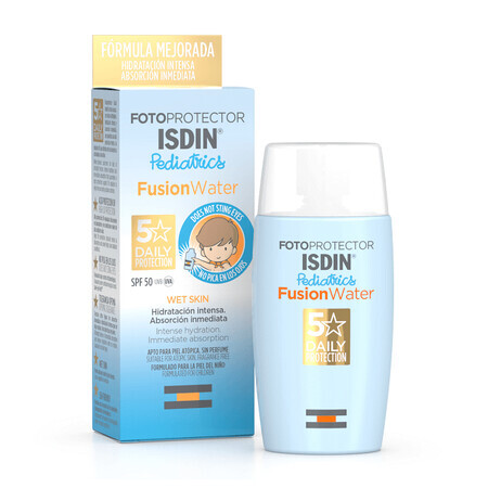 Isdin Fusion Water Crema solar para niños con FPS 50, 50 ml