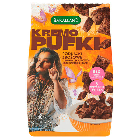 Bakalland Kremo Puffs cereales para el desayuno, Blob, 200 g FECHA CORTA