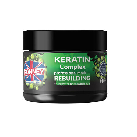 Ronney Keratin Complex Rebuilding Therapy, masque reconstructeur pour cheveux secs et cassants, 300 ml