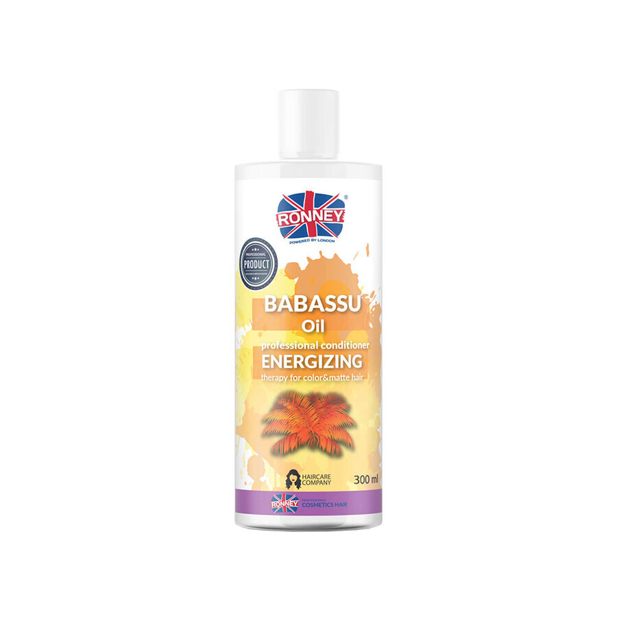 Ronney Babassu Oil, energizing conditioner for colored and dull hair, 300 ml