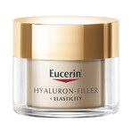 Eucerin Hyaluron Filler + Elasticity, crema de noche reafirmante antiarrugas con tiamidol, 50 ml