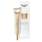 Eucerin Hyaluron Filler + Elasticity, crema de ojos reafirmante antiarrugas, SPF 20, 15 ml