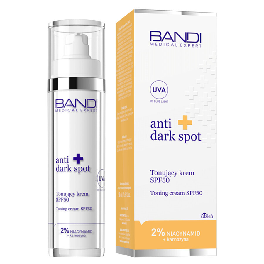 Bandi Medical Expert Anti-Macchia, crema tonificante, SPF 50, 50 ml