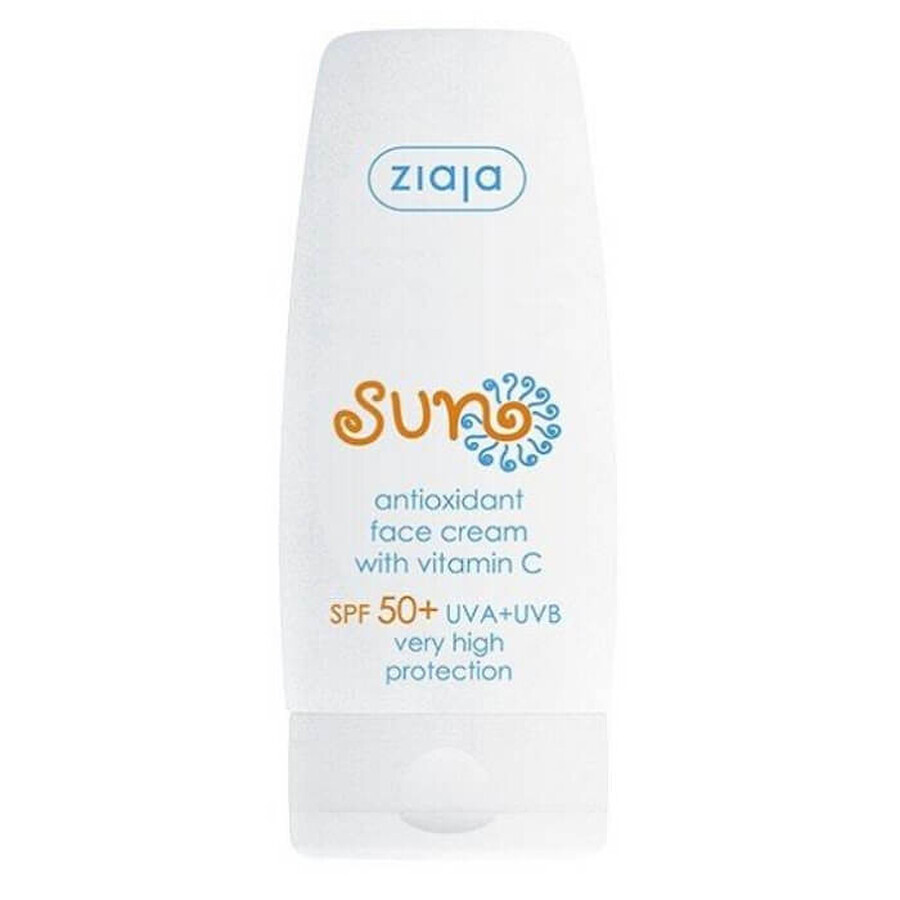 Antioxidative Tagescreme mit Vitamin C und SPF 50, 50 ml, Ziaja Sun