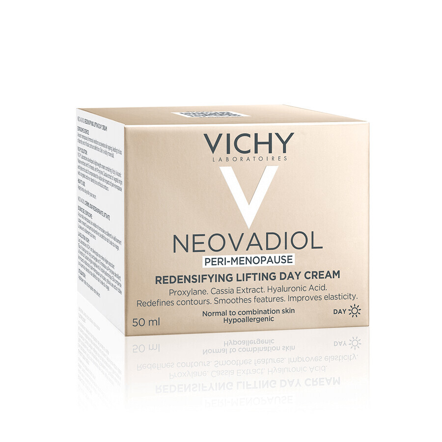 Vichy Neovadiol Crema de día con efecto redensificante y rellenador para pieles normales a mixtas Peri-Menopausia, 50 ml