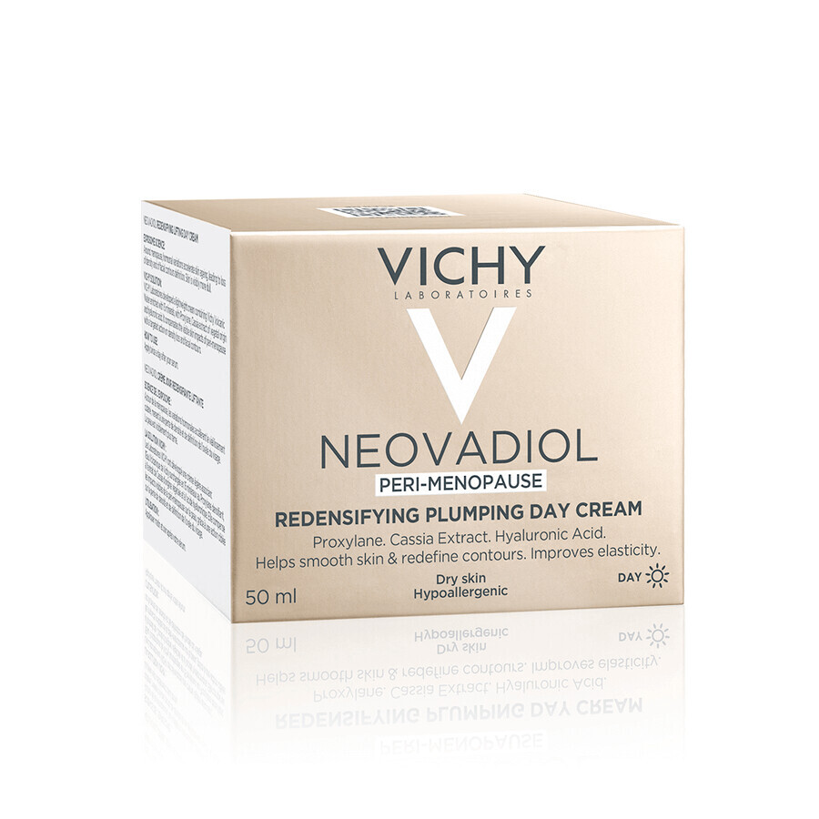 Vichy Neovadiol Crema de Día Redensificante y Reparadora para Pieles Secas Peri-Menopausia, 50 ml