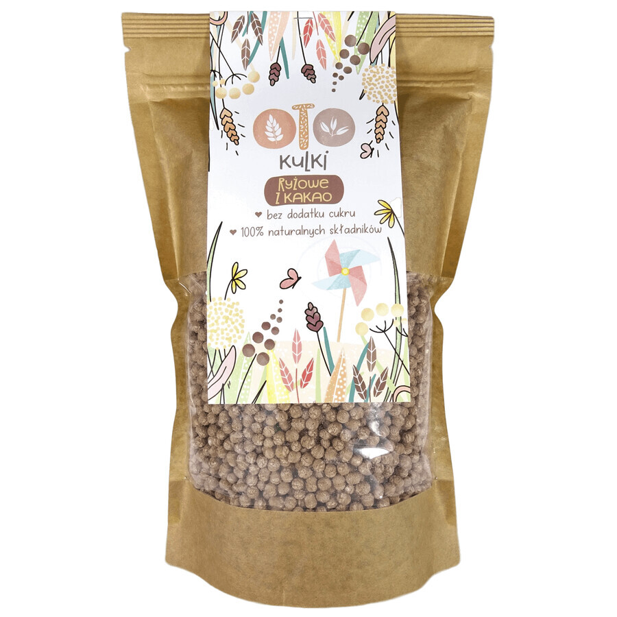 OtoLandia OTO Palle di riso al cacao, cereali per la prima colazione, 150 g