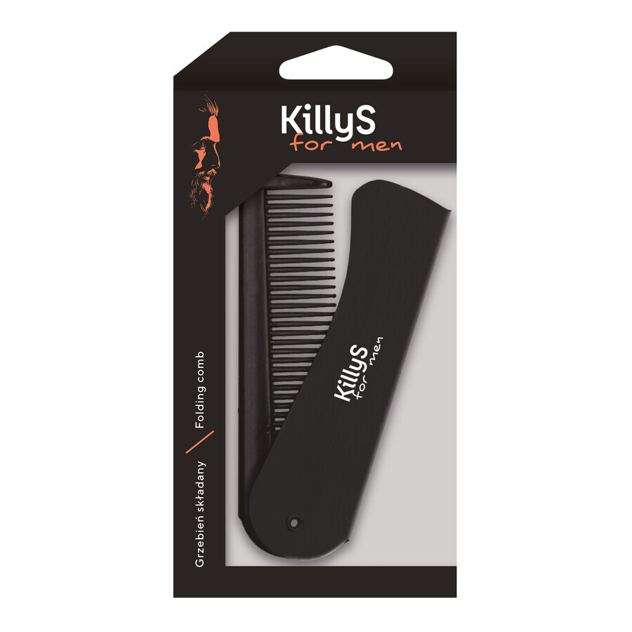 KillyS For Men, peine plegable, 1 pieza