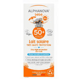 Alphanova Bebe, protector solar, hipoalergénico, SPF 50+, 50 ml