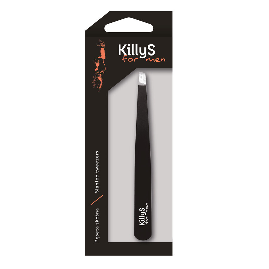 KillyS For Men, oblique tweezers, 1 pc