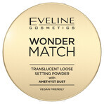 Eveline Cosmetics Wonder Match, setting poeder met amethist stof, 6 g