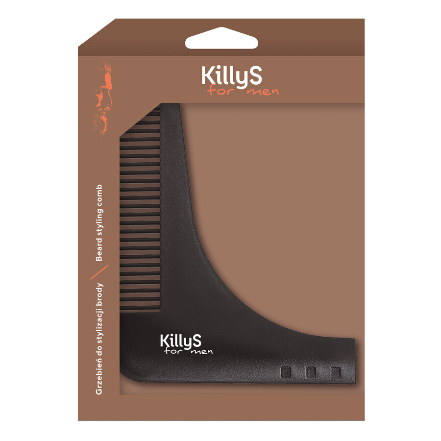 KillyS For Men, peigne à barbe en plastique