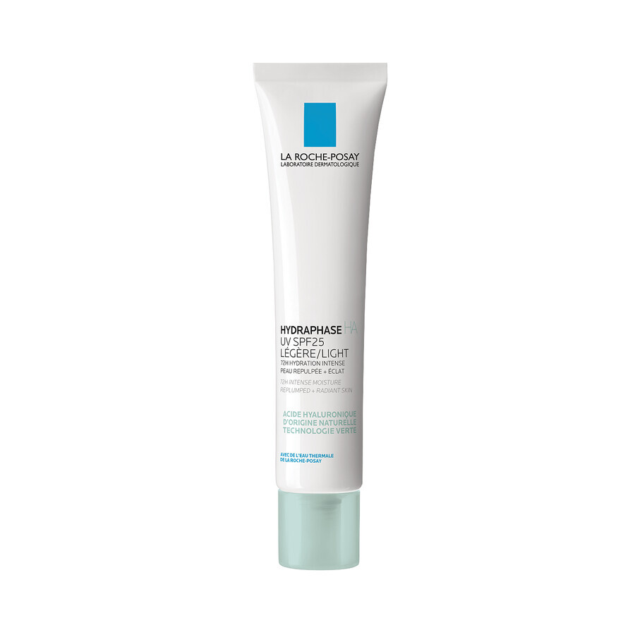 La Roche-Posay Hydraphase HA UV, crème hydratante intensive légère avec filtre UV, SPF 25, 40 ml