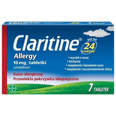 Claritine Allergie 10 mg, 7 tabletten