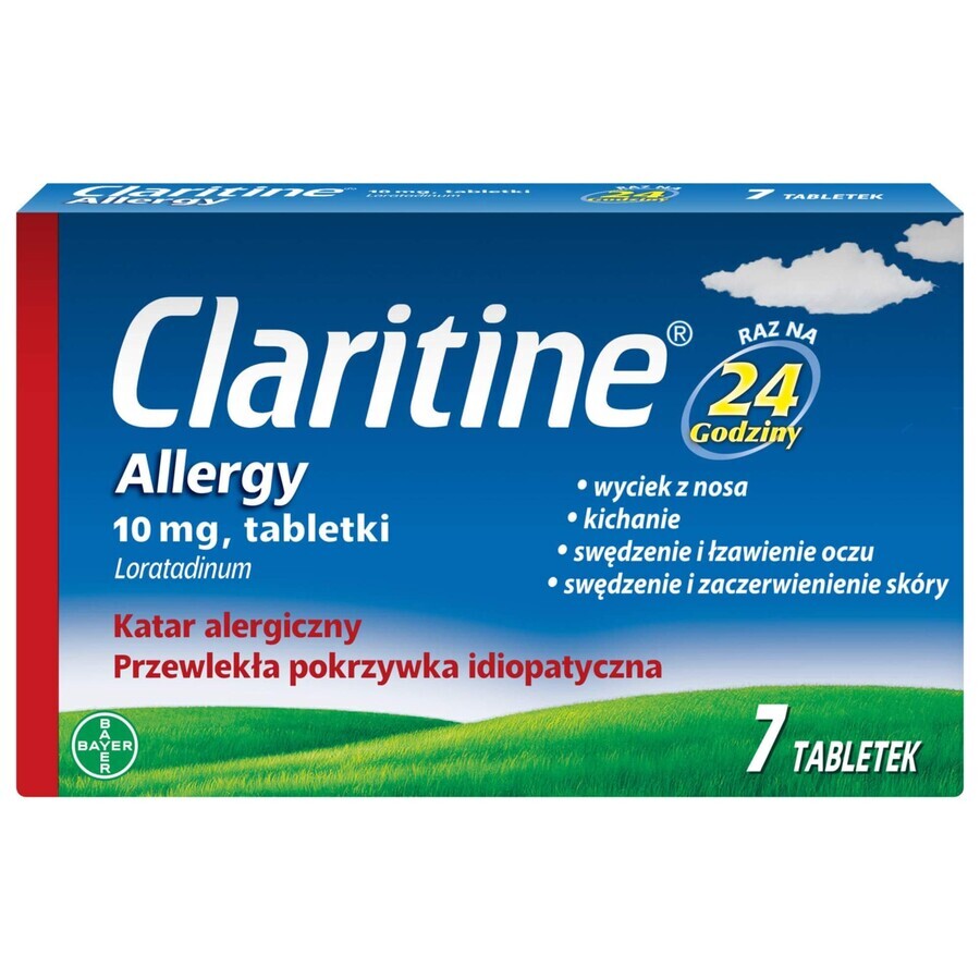 Claritine Allergie 10 mg, 7 tabletten