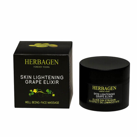 Elixir crema de uva con efecto iluminador, 50g, Herbagen