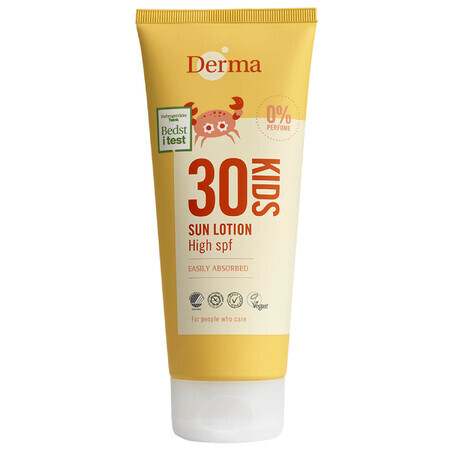 Derma Sun Kids, sun cream for children, SPF 30, 200 ml