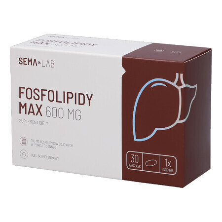 SEMA Lab Fosfolípidos Max 600 mg, 30 cápsulas