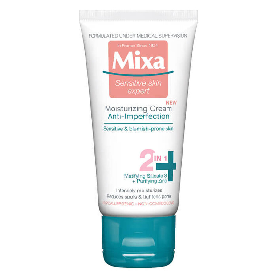 Crema hidratante antimanchas 2 en 1, 50 ml, Mixa