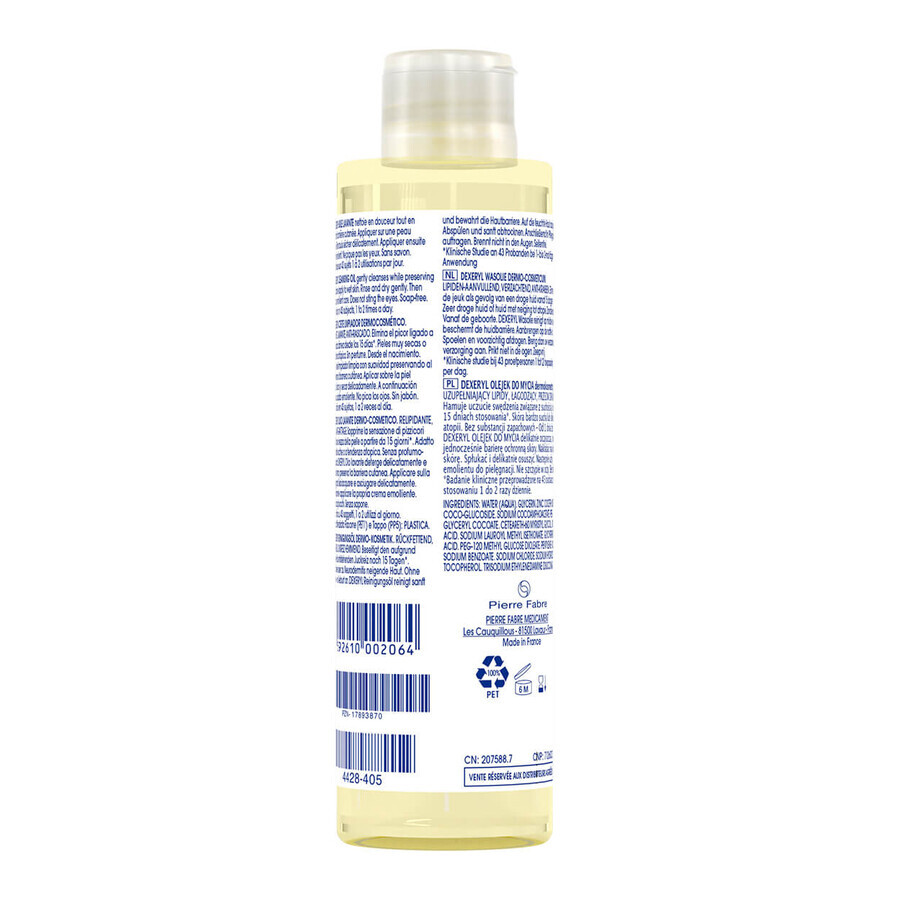 Dexeryl, aceite de baño corporal, 200 ml