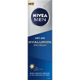 Nivea Men Hyaluron, crema antiarrugas para el contorno de ojos, 15 ml