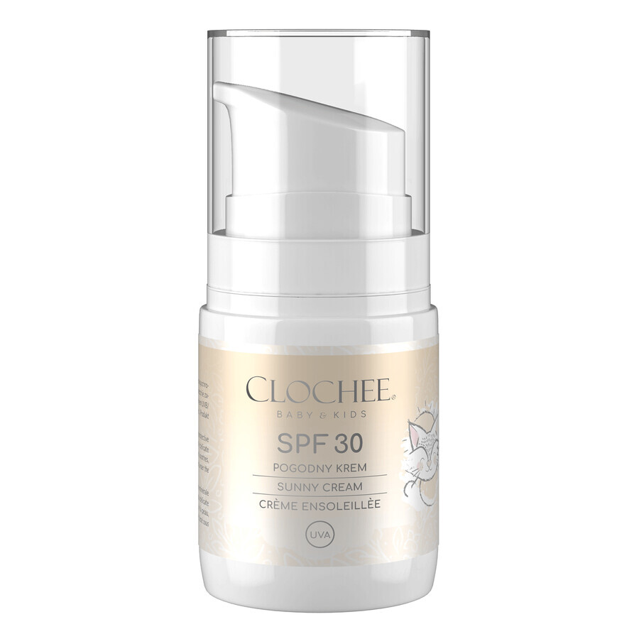 Clochee Baby&amp;Kids, crema alegre para niños, SPF 30, 50 ml