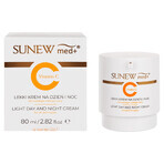 SunewMed+ Vitamina C, crema ligera de día y de noche, todo tipo de pieles, 80 ml