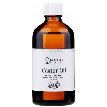 Natur Planet, castor oil, unrefined 100%, 100 ml