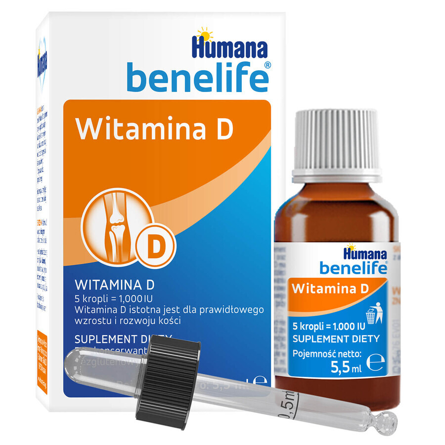 Humana Benelife Vitamine D, 5.5 ml