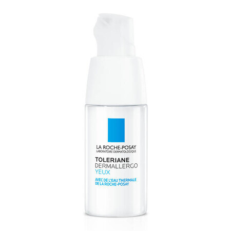 La Roche-Posay Toleriane Dermallergo Crema Contorno de Ojos Hidratante, Calmante y Reparadora, 20 ml 