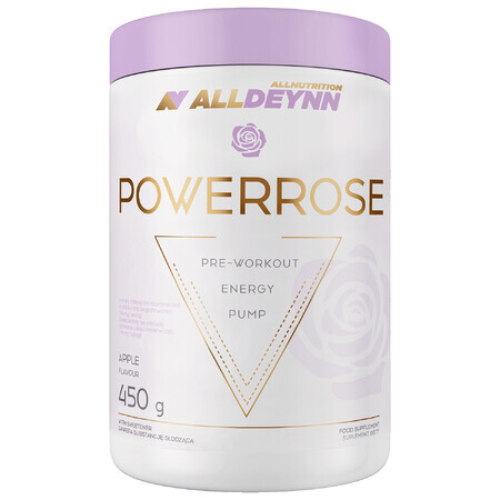 Allnutrition Alldeynn PowerRose, sabor a manzana, 450 g