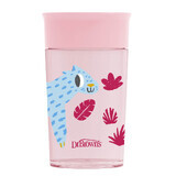 Dr Brown's, 360° taza para beber, rosa, 300 ml, a partir de 9 meses, 1 unidad