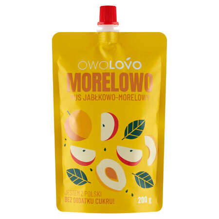 Owolovo Aprikosen-Apfel-Limetten-Mousse in der Tube, 200 g