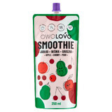 Owolovo Smoothie en tubo, manzana, cereza, pera, 250 ml