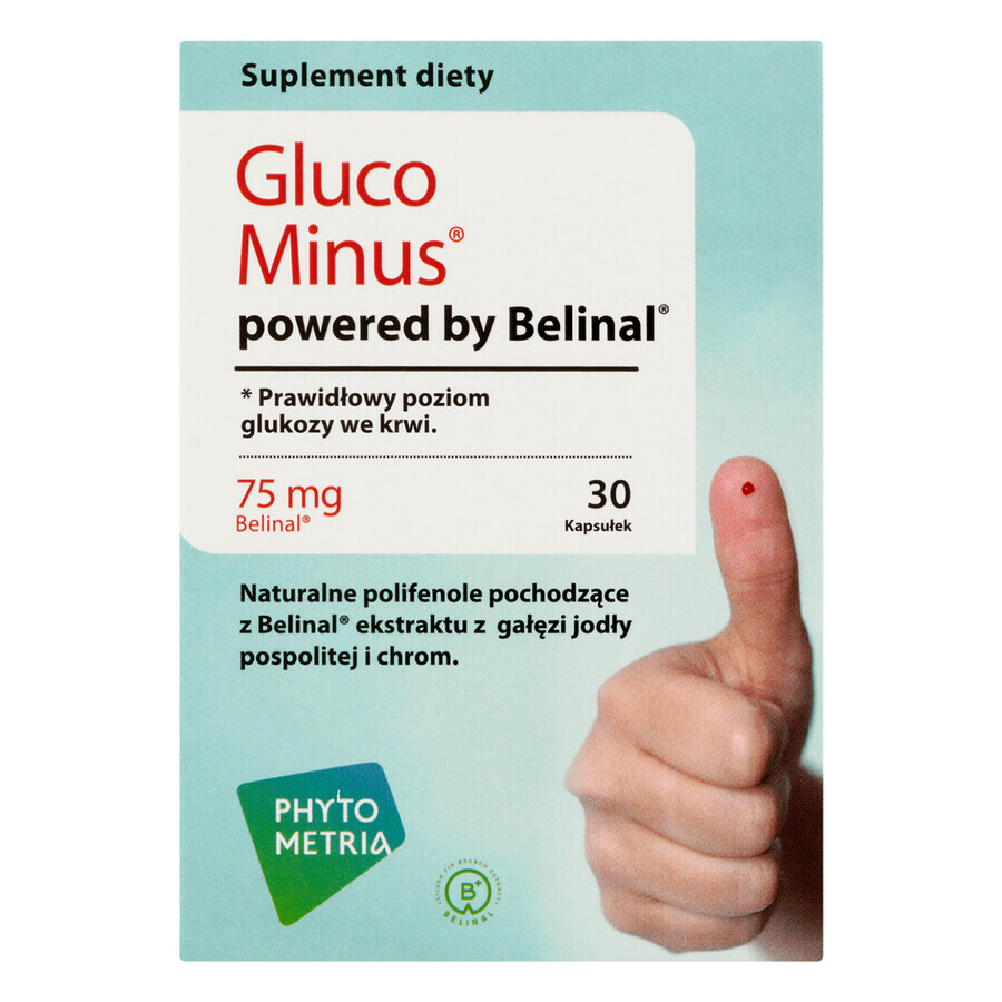 Gluco Minus Powered by Belinal, 30 capsule