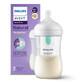 Avent Natural Response, biber&#243;n con tetina sensible, v&#225;lvula AirFree, flujo 3, SCY673/01, despu&#233;s de 1 mes, 260 ml