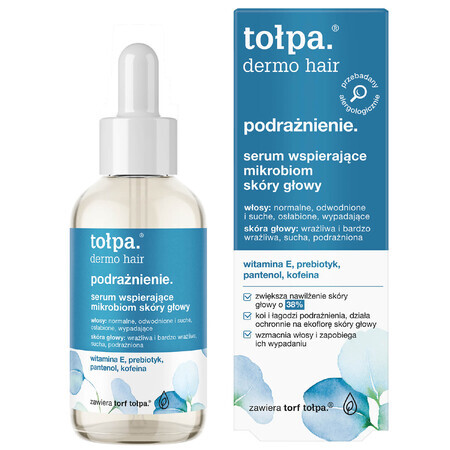 Tołpa Dermo Hair Irritation, suero que apoya el microbioma del cuero cabelludo, 75 ml