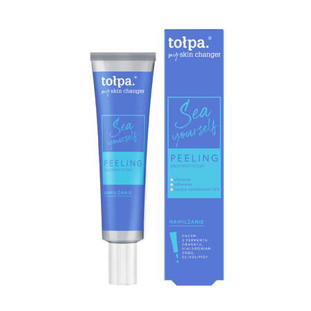 Tołpa My Skin Changer Sea Yourself, exfoliación enzimática, 40 ml