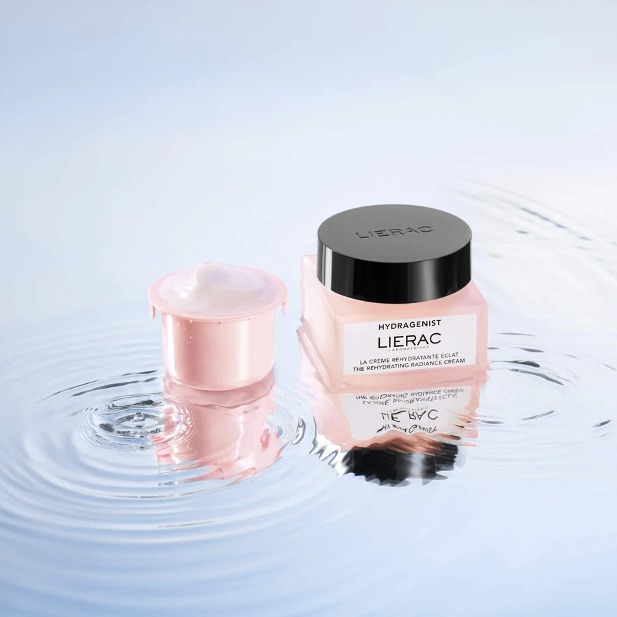 Lierac Hydragenist, hydraterende verhelderende gezichtscrème, navulling verwisselbaar, 50 ml