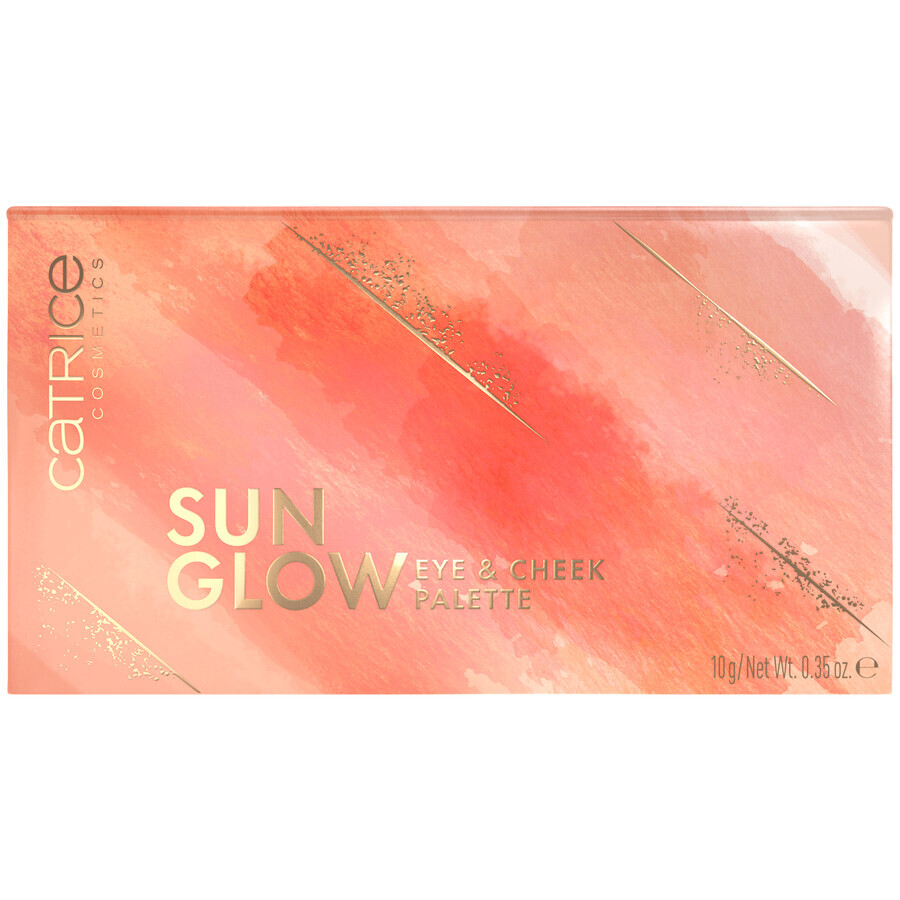 Catrice Sun Glow Eye&amp;Cheek Palette, paletă pentru ochi și față, 10 g