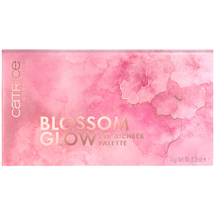 Catrice Blossom Glow Eye&Cheek Palette, paleta para ojos y rostro, 10 g