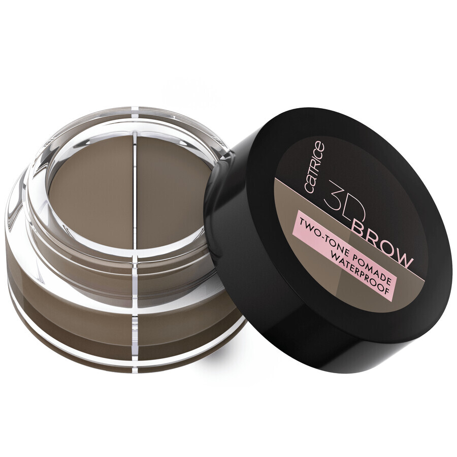 Catrice 3D Brow Pomada Bicolor Waterproof, Nº 010 Ligero a Medio, 5 g