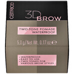 Catrice 3D Brow Pomada Bicolor Waterproof, Nº 010 Ligero a Medio, 5 g