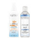 Dermedic Sunbrella set, spray protector, SPF 50+, 150 ml + fluido micelar H2O, piel deshidratada y seca, 100 ml