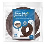 Sipo, foam tape to protect sharp edges, brown, 2 meters