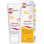 Emolium Set Protección Solar, crema protectora mineral para niños a partir de 1 día y adultos, SPF 50+, 2 x 50 ml + pelota de playa de regalo