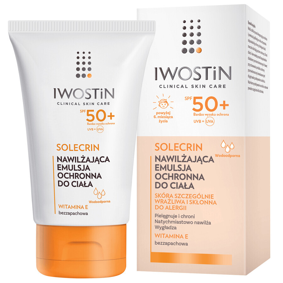 Iwostin Solecrin set, protective emulsion, SPF 50+, 2 x 100 ml + free beach ball