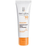 Iwostin Solecrin Set, feuchtigkeitsspendende Schutzcreme für Kinder ab 6 Monaten, SPF 30, 2 x 50 ml + Strandball gratis