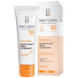 Iwostin Solecrin set, crema protectora hidratante para niños mayores de 6 meses, SPF 30, 2 x 50 ml + pelota de playa gratis